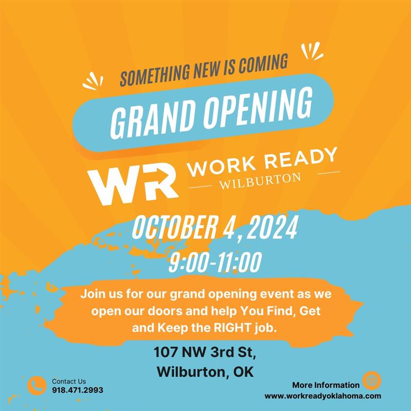 Work Ready Wilburton Grand Opening